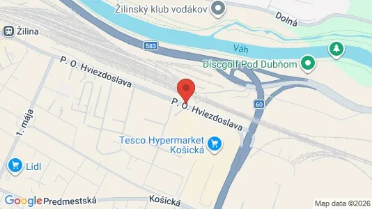 Varastot Vuokrattavana i Žilina - Kuva Google Street Viewstä