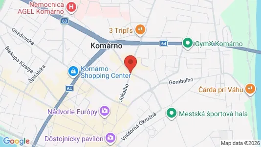 Toimistotilat Vuokrattavana i Komárno - Kuva Google Street Viewstä