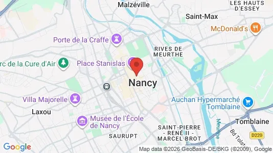 Liikekiinteistöt Vuokrattavana i Nancy - Kuva Google Street Viewstä