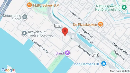 Gewerbeflächen zur Miete i Amsterdam Noord - kort over placeringen