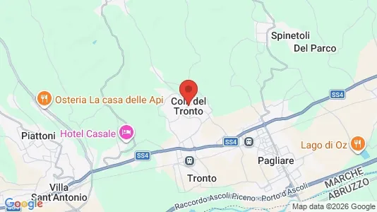 Ravintolat Vuokrattavana i Colli del Tronto - Kuva Google Street Viewstä