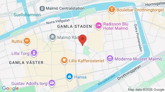 Kontorslokaler för uthyrning i Malmö Centrum – Foto från Google Street View