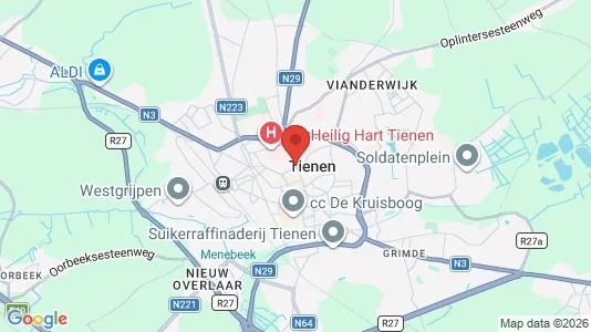 Kantorruimte te huur i Tienen - Foto uit Google Street View