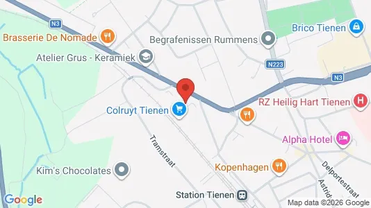 Kantorruimte te huur i Tienen - Foto uit Google Street View