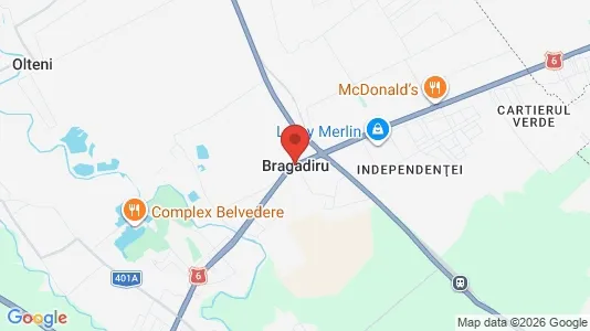 Verkstedhaller til leie i Bragadiru – Bilde fra Google Street View