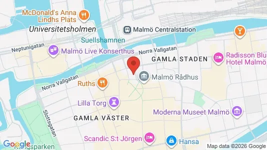 Kontorlokaler til leje i Malmø Centrum - Foto fra Google Street View