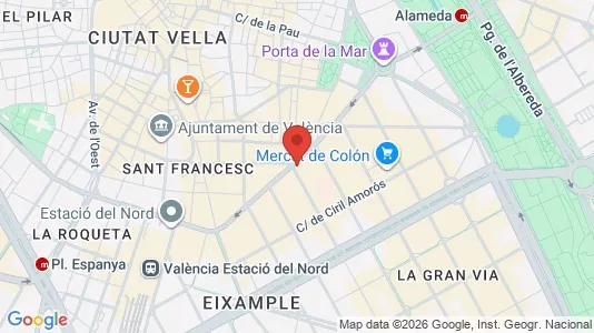 Kontorhoteller til leje i Valencia L'Eixample - Foto fra Google Street View
