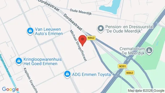 Bedrijfsruimtes te huur i Emmen - Foto uit Google Street View