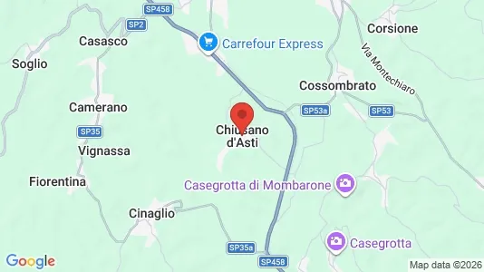 Varastot Vuokrattavana i Chiusano d'Asti - Kuva Google Street Viewstä
