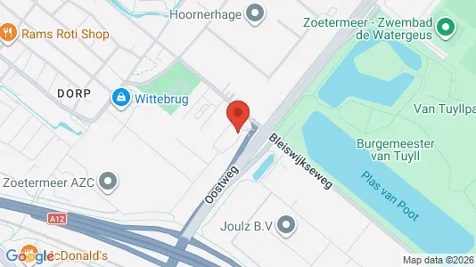 Kontorer til leie i Zoetermeer - kort over placeringen