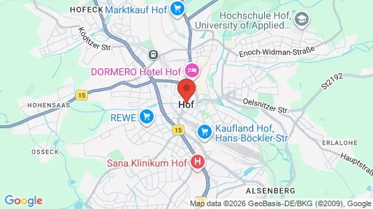 Værkstedslokaler til leje i Hof - Foto fra Google Street View