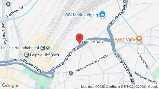 Lokaler til leje i Leipzig - Foto fra Google Street View