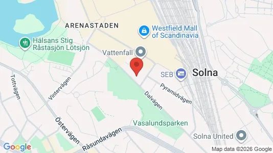 Showroomit Vuokrattavana i Solna - Kuva Google Street Viewstä