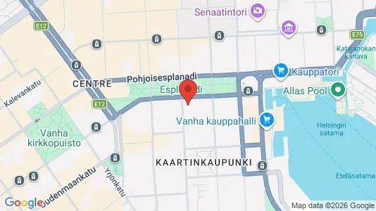 Büros zur Miete i Helsinki Eteläinen - kort over placeringen
