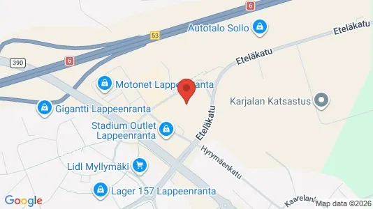 Lokaler til leje i Lappeenranta - Foto fra Google Street View