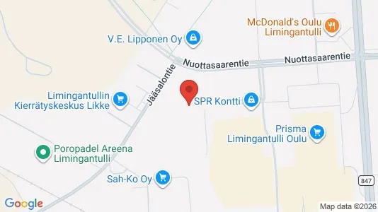 Verkstedhaller til leie i Oulu – Bilde fra Google Street View