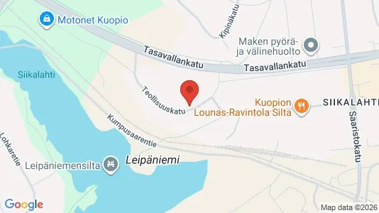 Varastot Vuokrattavana i Kuopio - Kuva Google Street Viewstä