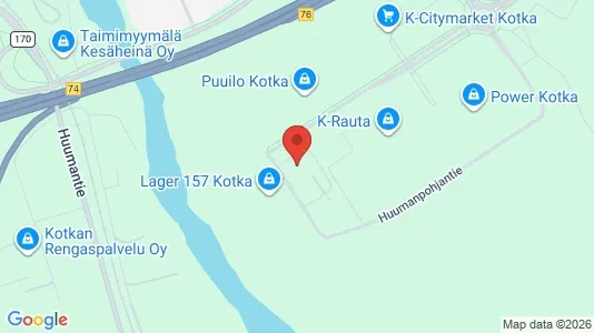 Gewerbeflächen zur Miete i Kotka – Foto von Google Street View