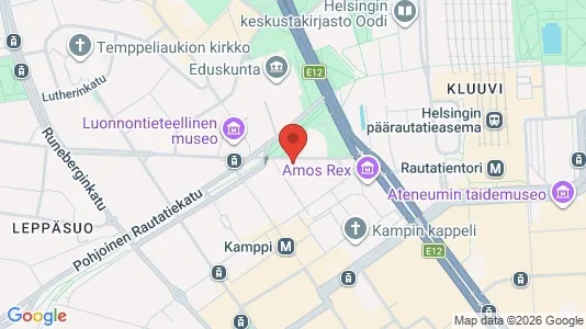 Büros zur Miete i Helsinki Eteläinen - kort over placeringen