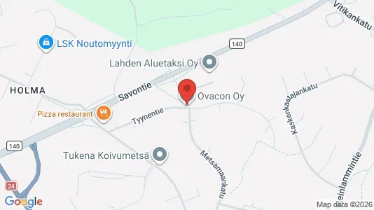 Warehouses for sale i Lahti - kort over placeringen
