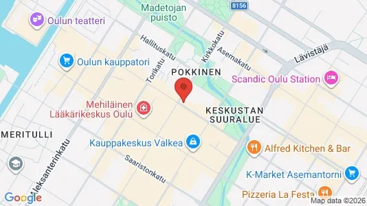 Kontorlokaler til leje i Oulu - Foto fra Google Street View
