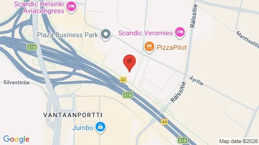 Lokale biurowe Do wynajęcia i Vantaa - kort over placeringen