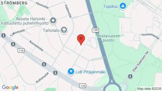 Büros zur Miete i Helsinki Läntinen – Foto von Google Street View