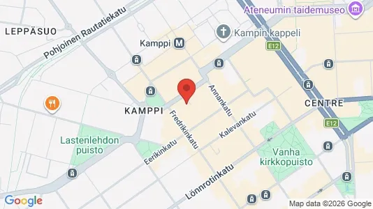 Büros zur Miete i Helsinki Eteläinen - kort over placeringen