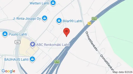 Lokale biurowe Do wynajęcia i Lahti - kort over placeringen