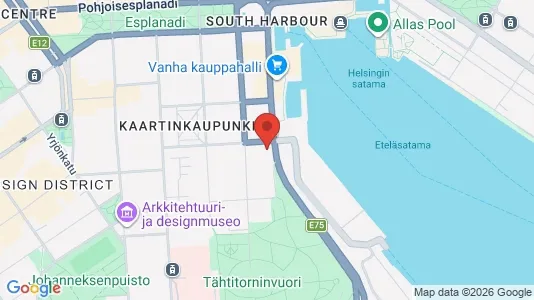 Büros zur Miete i Helsinki Eteläinen - kort over placeringen