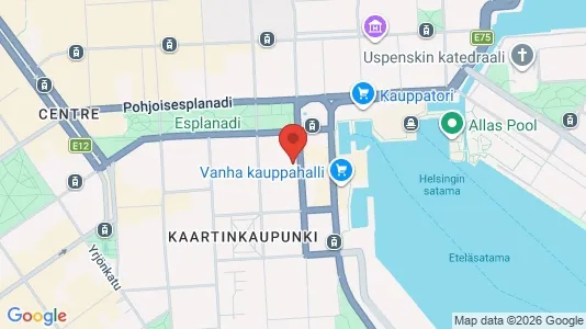 Büros zur Miete i Helsinki Eteläinen - kort over placeringen
