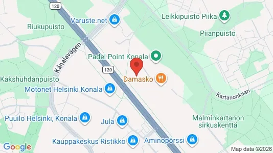 Office spaces for rent i Helsinki Läntinen - kort over placeringen