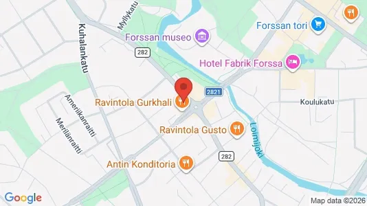 Varastot Vuokrattavana i Forssa - Kuva Google Street Viewstä