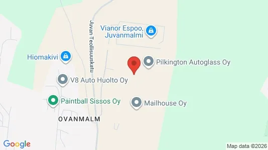 Lager til leie i Espoo – Bilde fra Google Street View