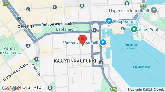 Büros zur Miete i Helsinki Eteläinen - kort over placeringen