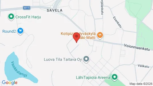 Industrial properties for rent i Jyväskylä - kort over placeringen
