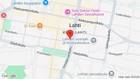 Gewerbeflächen zur Miete i Lahti - kort over placeringen