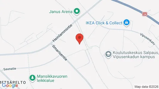 Warehouses for sale i Lahti - kort over placeringen