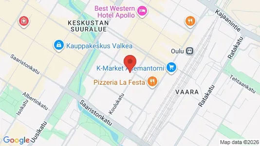 Kantorruimte te huur i Oulu - Foto uit Google Street View