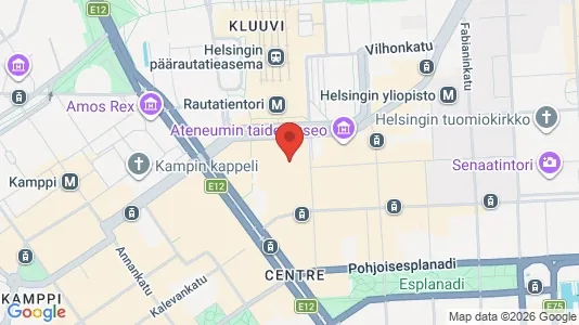 Büros zur Miete i Helsinki Eteläinen - kort over placeringen