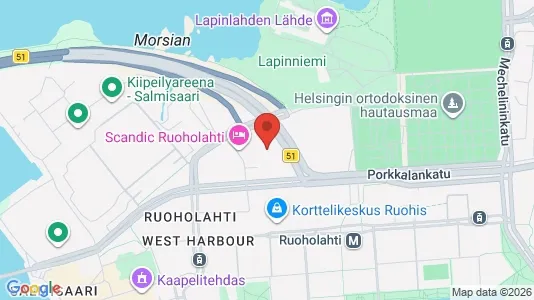 Lager zur Miete i Helsinki Eteläinen – Foto von Google Street View