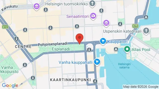 Büros zur Miete i Helsinki Eteläinen - kort over placeringen