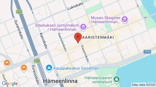 Büros zur Miete i Hämeenlinna - kort over placeringen