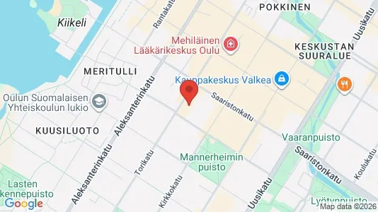 Kontorslokaler för uthyrning i Uleåborg – Foto från Google Street View