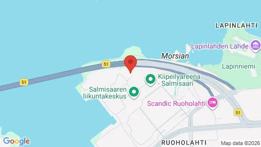 Kontorslokaler för uthyrning i Helsingfors Södra - kort over placeringen