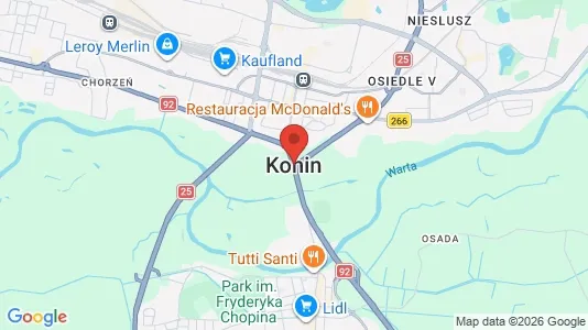 Lagerlokaler för uthyrning i Konin – Foto från Google Street View