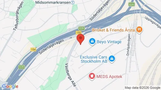 Lagerlokaler för uthyrning i Söderort – Foto från Google Street View