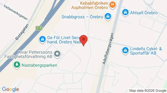 Kontorlokaler til leje i Örebro - Foto fra Google Street View