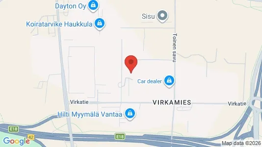 Lager zur Miete i Vantaa – Foto von Google Street View