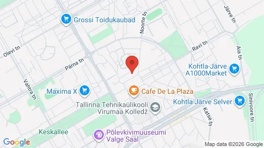 Lokale biurowe Do wynajęcia i Kohtla-Järve - kort over placeringen